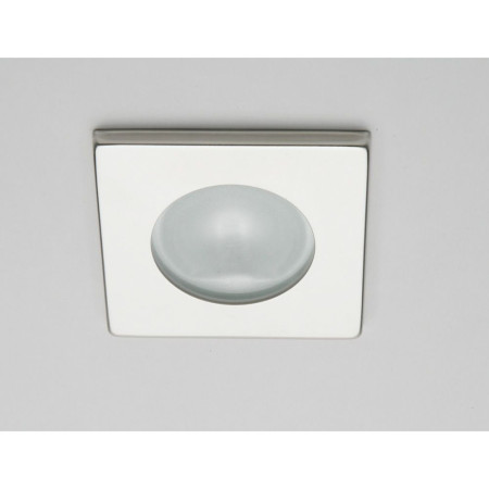 Spot carré RAY à Led lumière blanche chaude laiton laqué bla