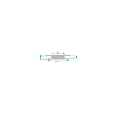 MANTAGUA Spot étanche LED Tudy inox 140LM Dimmable
