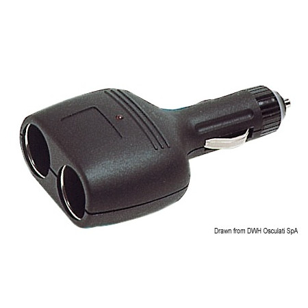 Double prise d'alimentation - 12V