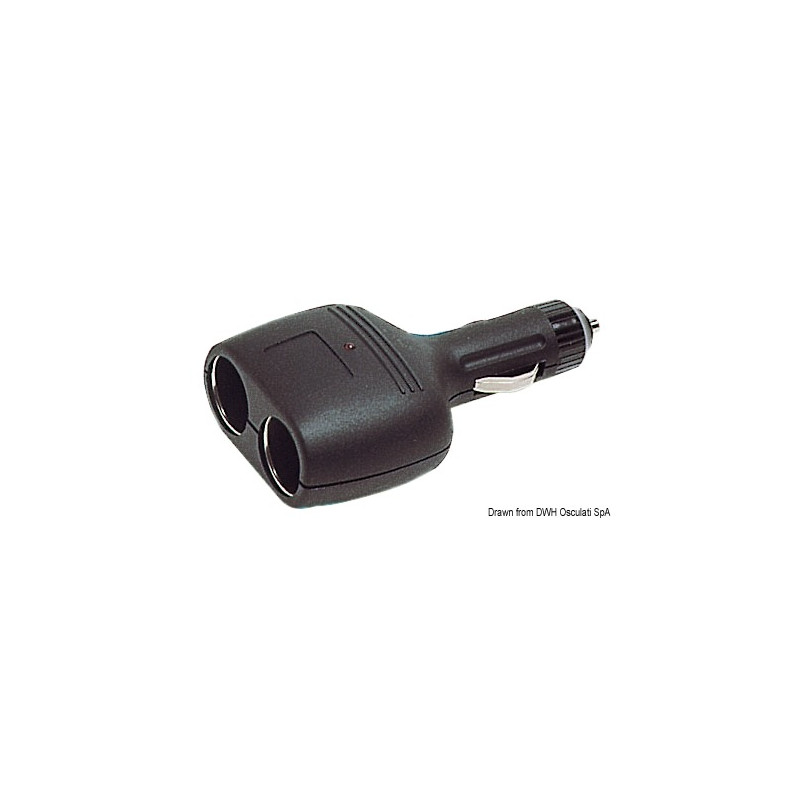 Double prise d'alimentation - 12V