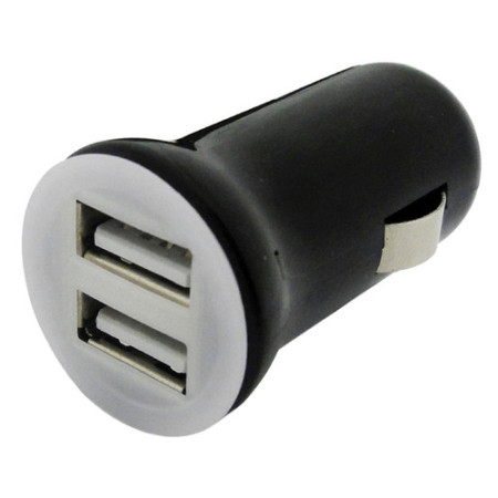 Adaptateur prise de courant p. double USB -