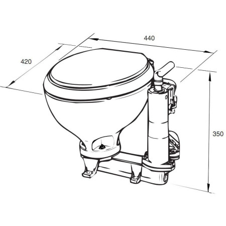 RM69 WC Standard - Abattant plastique