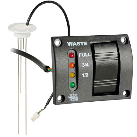 Kit jauge indicateur de niveau pour réservoir eaux noires - 72x62 mm