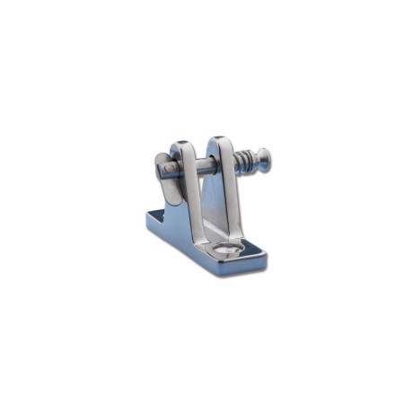 TREM Platine inox d'articulation droite avec axe pour bimini