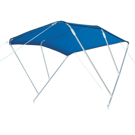 Bimini 3 arceaux alu - bleu - h 140 cm - 225 cm