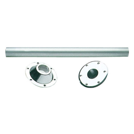 Pied de table aluminium - anodisé brillant
