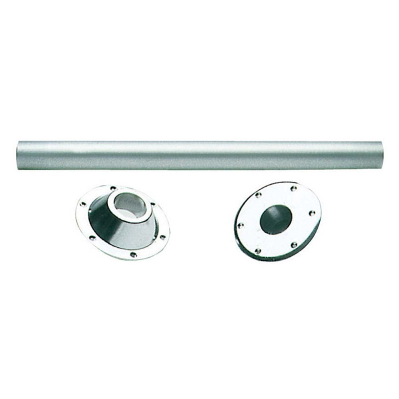 Pied de table aluminium - anodisé brillant