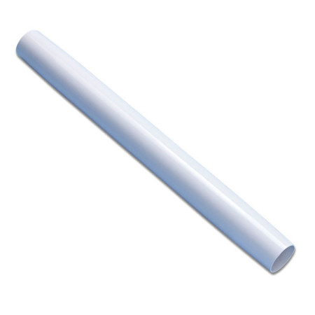 Tube pour pied de table - laqué blanc - 70 cm