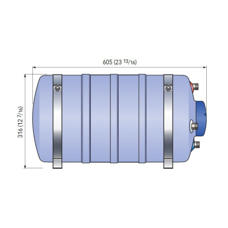 QUICK B-3 Chauffe eau 25L - 1200W