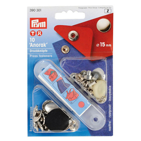 Blister 10 boutons capote Prym blister -