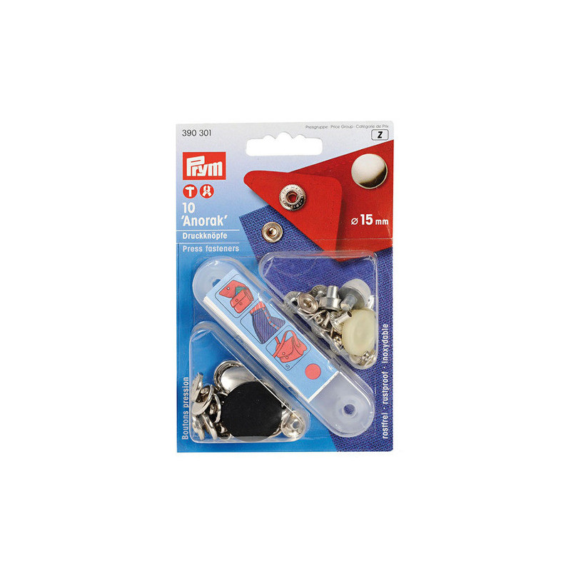 Blister 10 boutons capote Prym blister -