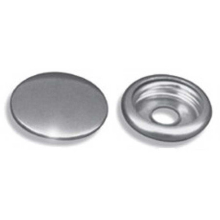 Boutons à pression A+B en inox - Lot de 1000