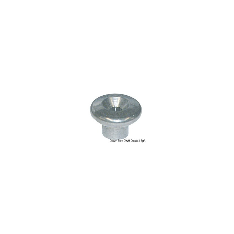 Bouton de capote tête grande AISI 316 12,5 mm