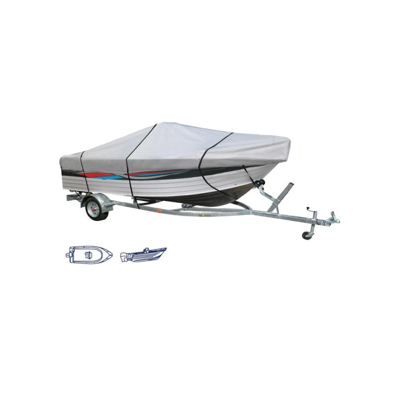 Bâche pour bateaux à plat-bord bas avec console - 5.0 à 5.3 M