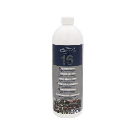 NAUTIC CLEAN 16 Dégraissant cale & moteur - flacon 1 L