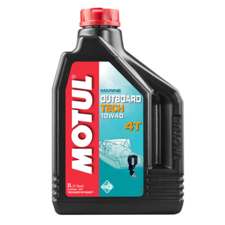 Huile Outboard TECH 10W40 4T - 1 L