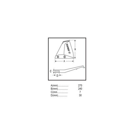 LALIZAS Hydrofoils pour moteur  50cv