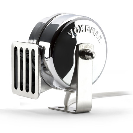 Klaxon - Avertisseur électrique ABS et Inox - 1 corne