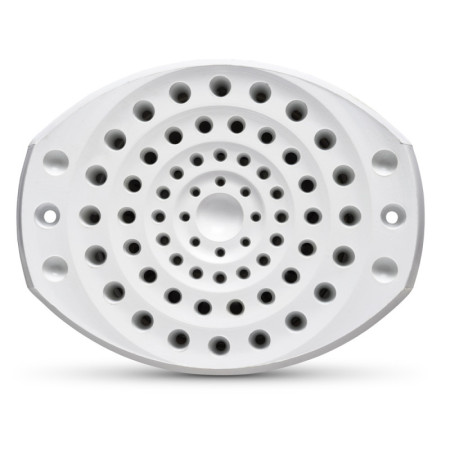 Klaxon - Avertisseur électrique encastrable en ABS blanc - 12V