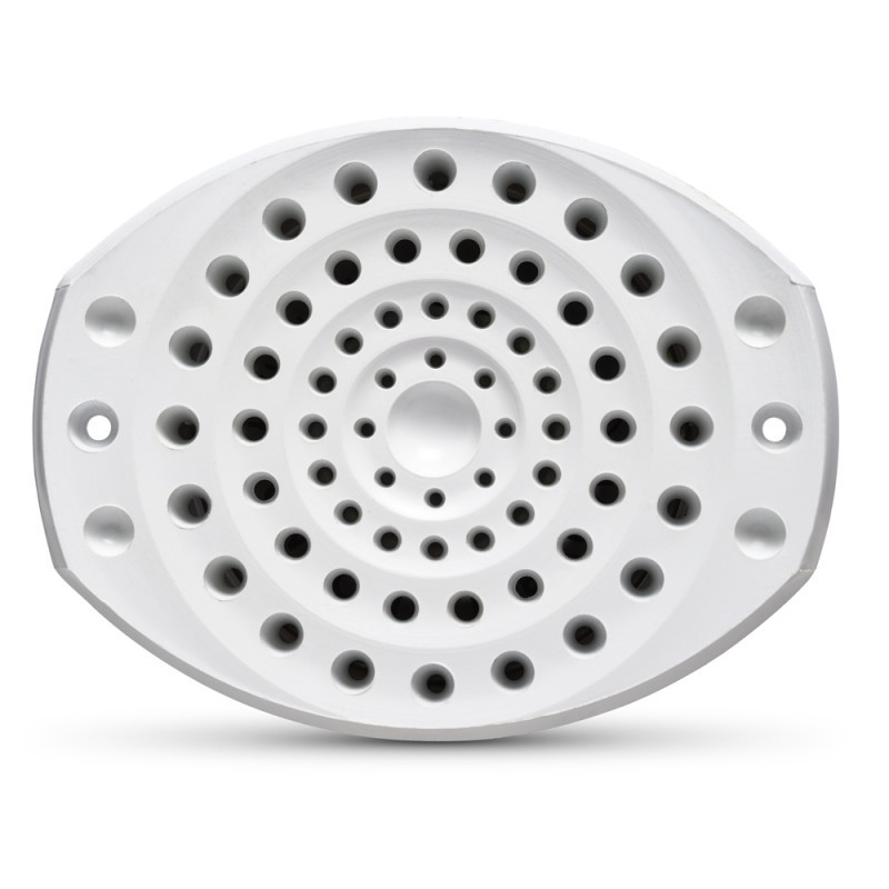 Klaxon - Avertisseur électrique encastrable en ABS blanc - 12V