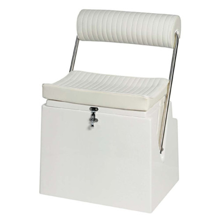 Siège coffre banquette de pilotage - une place - 60 x 53 x H 48 cm