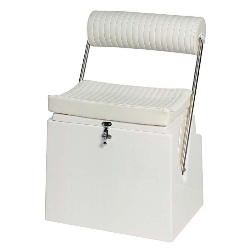 Siège coffre banquette de pilotage - une place - 60 x 53 x H 48 cm