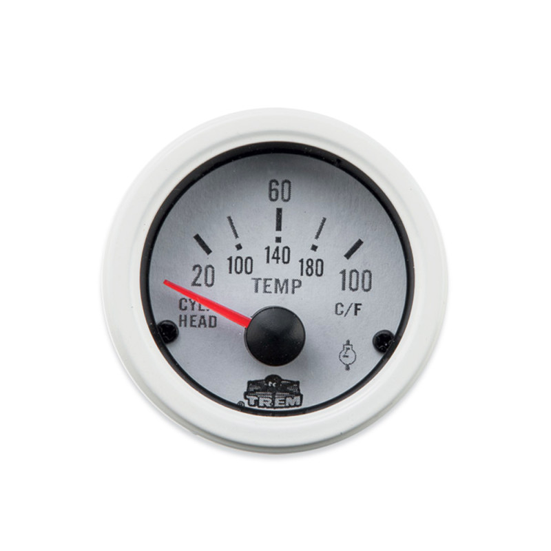 Afficheur température hors-bord 20-100 ohms - G Line - Ø 52 mm - blanc - IP67