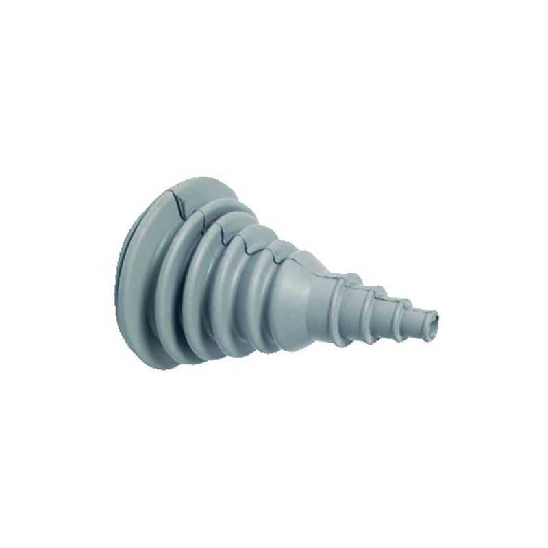 Soufflet passe-câbles caoutchouc - Ø 42 mm perçage - gris