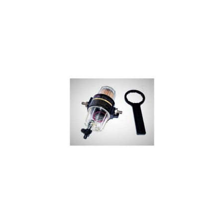 Filtre décanteur essence  avec raccords ø8mm 70ch