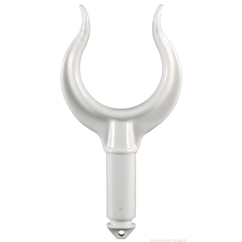 Dame de nage - delrin - beige - Ø 51 mm - axe Ø 18 mm