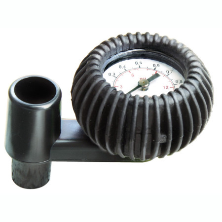 Manomètre pour pneumatiques - fond haute pression - 1 bar