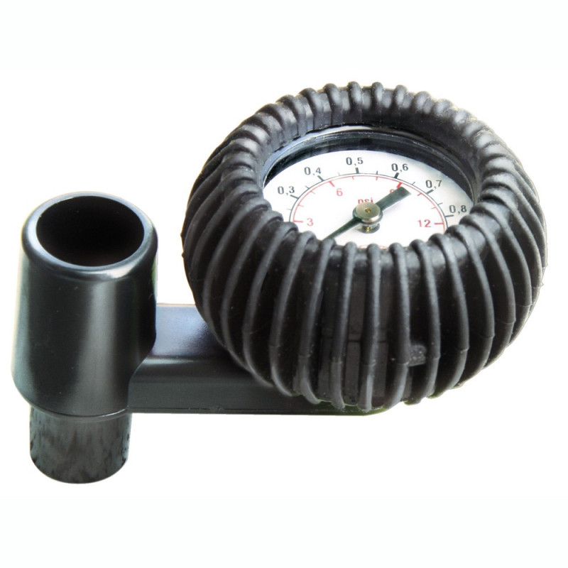 Manomètre pour pneumatiques - fond haute pression - 1 bar
