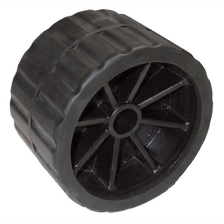 Roue latérale noir 75 mm Ø trou 17 mm -