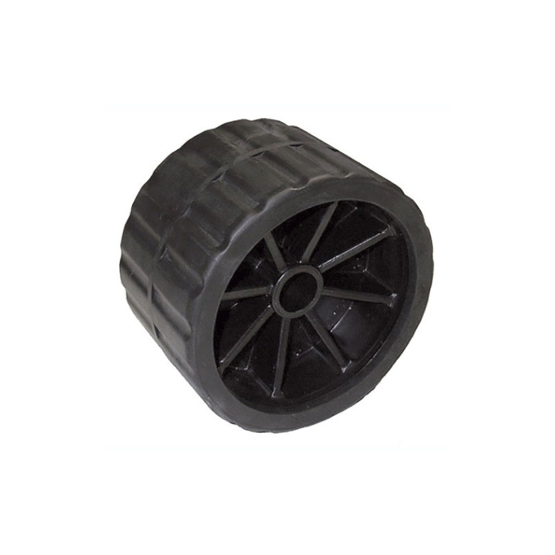 Roue latérale noir 75 mm Ø trou 17 mm -