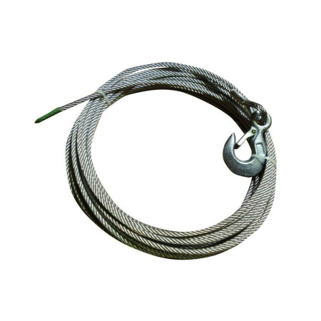 GOLIATH Câble acier avec crochet 5mm - 10m