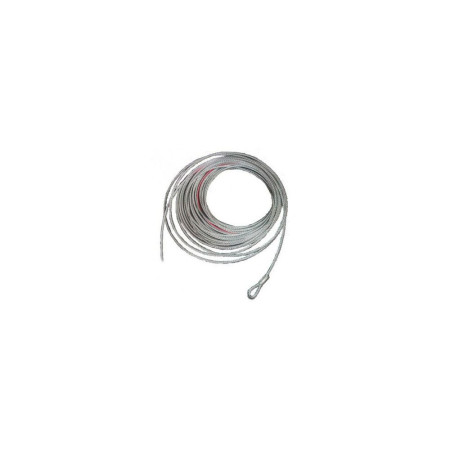 Câble inox 1 boucle 7mm - 15m