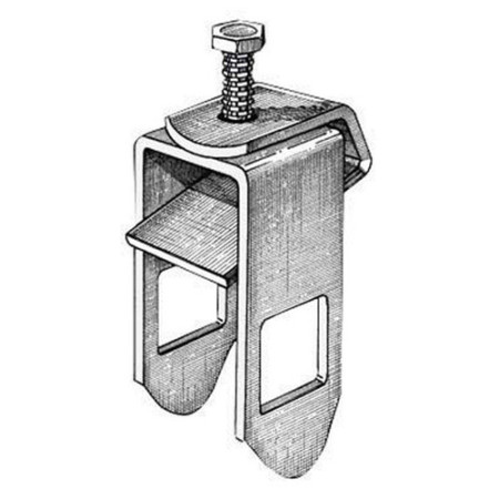 Etrier de fixation pour tube - 30 x 30 mm - pour chassis de 50 mm