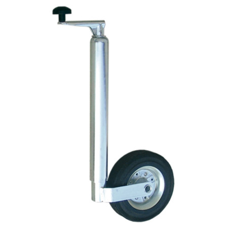 Roue jockey réglable - tube de Ø 48 mm