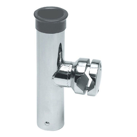 Porte-canne pour tube - fixation par bride - tube 22 à 25 mm