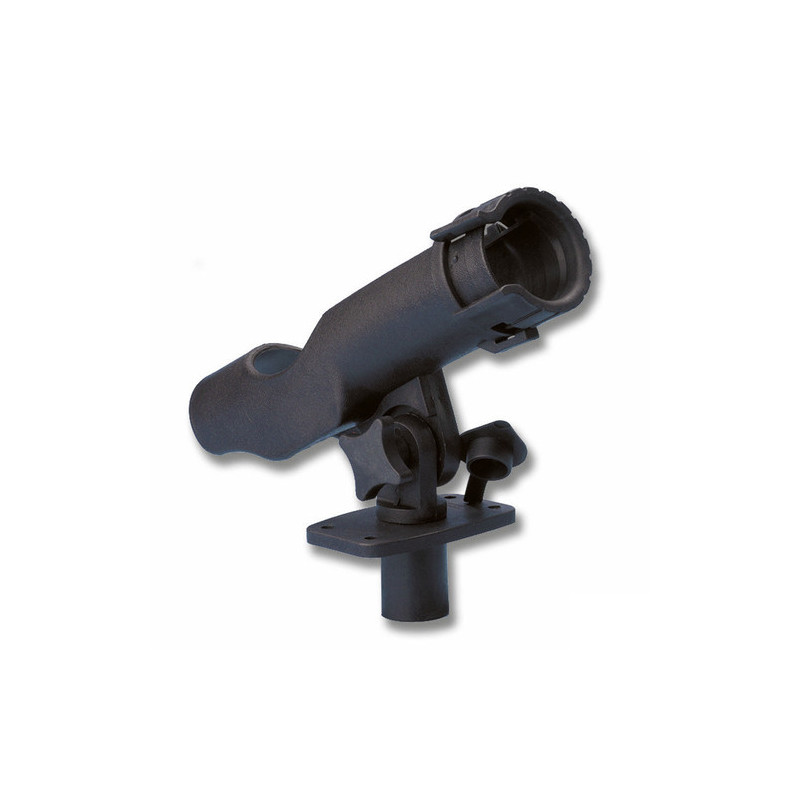 Porte-canne orientable plat pont