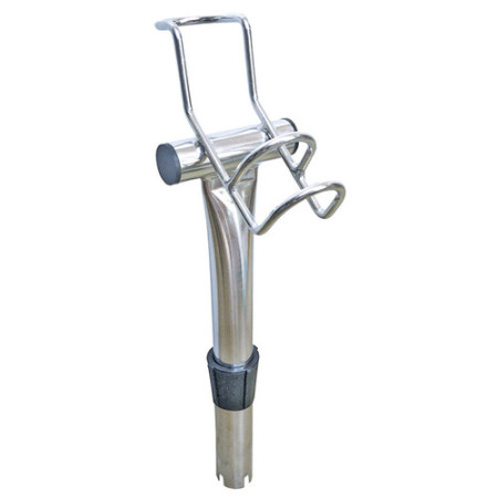 Porte-canne inox - 1 canne