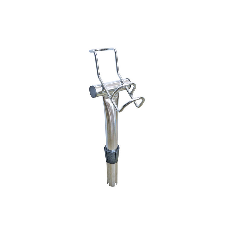 Porte-canne inox - 1 canne