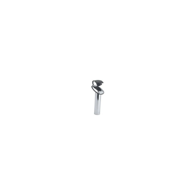 FORESTI Porte canne encastrable laiton chromé Ø40mm
