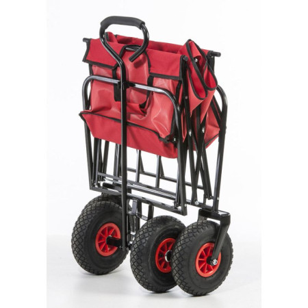 Chariot pliant en acier - 4 roues