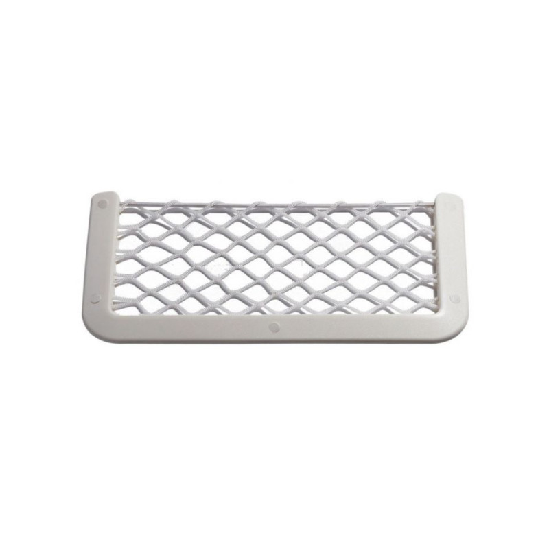 Porte-objet à filet - 374 x 184 mm - blanc - En blister