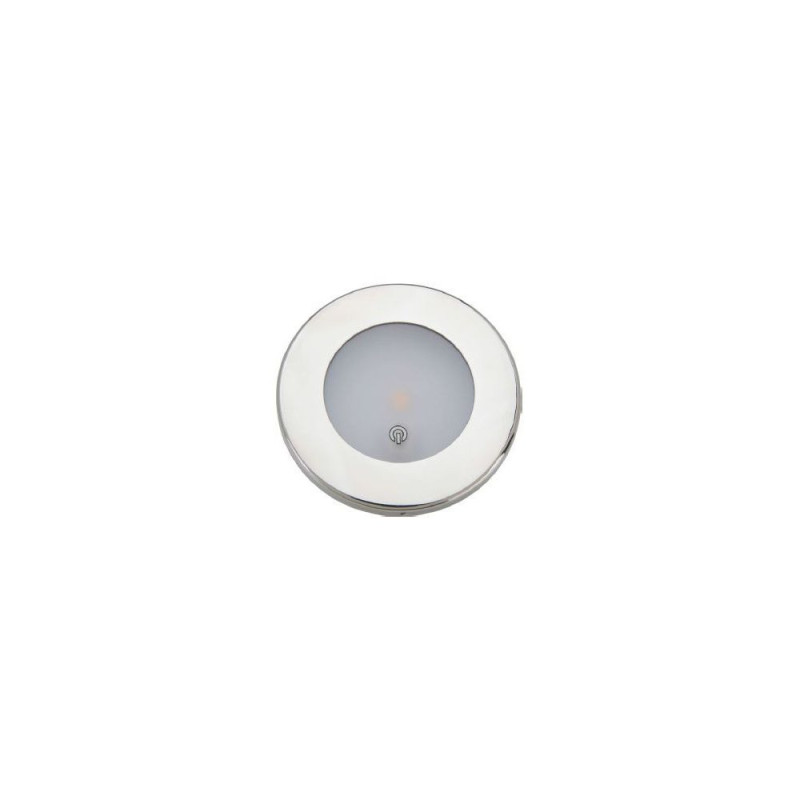MANTAGUA Spot étanche LED Tudy inox 10W avec interrupteur
