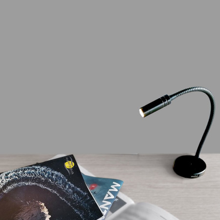 MANTAGUA LISEUSE LED YEU NOIR AVEC INTER ET USB C 10 w