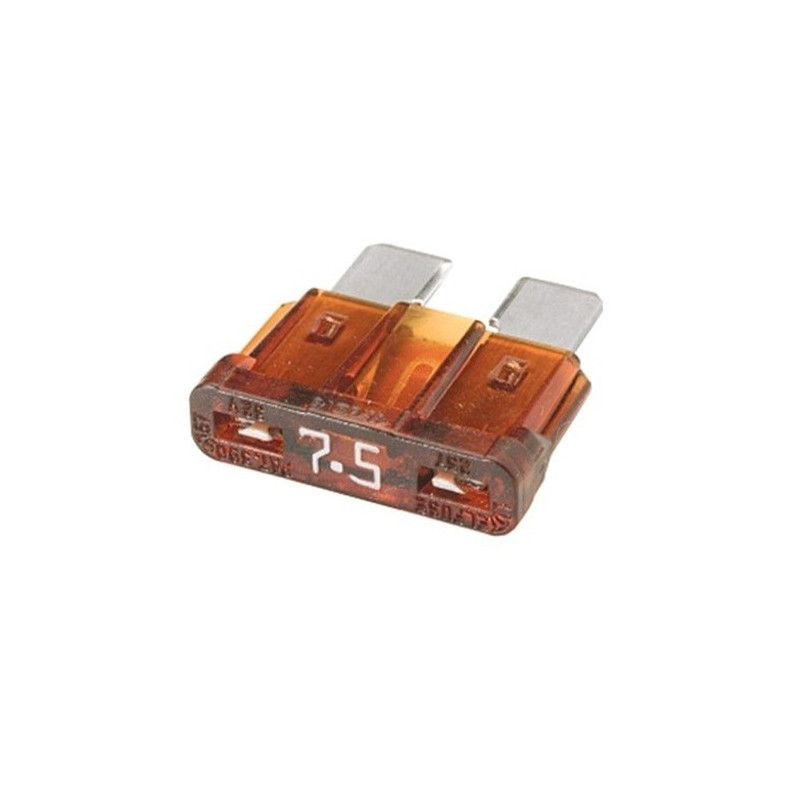 Fusible enfichable - 7.5 A - marron