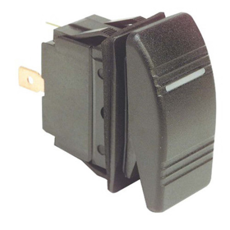 Interrupteur à bascule - ON-OFF-ON - avec LED - 4 contacts
