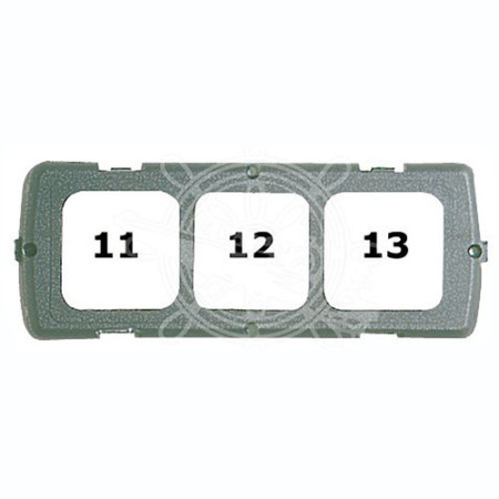 Kit pour montage triple gris foncé -